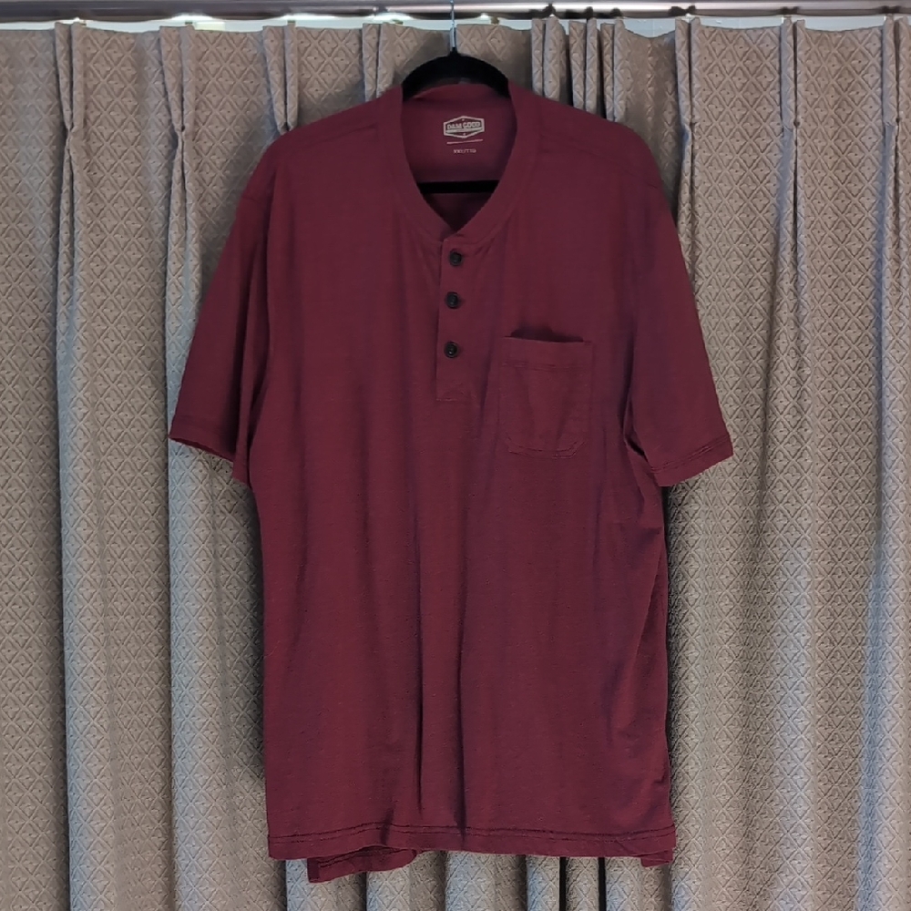 Men's Size XXL Dam Good Red Short Sleeve T-shirt